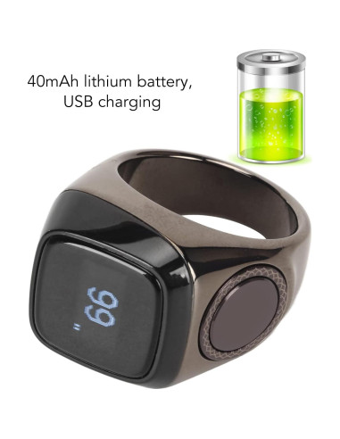 Contador Digital de Dedo Ciciglow con App BT 5.1 y Pantalla 0.49"