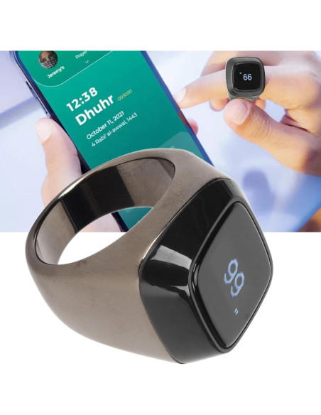 Contador Digital de Dedo Ciciglow con App BT 5.1 y Pantalla 0.49"