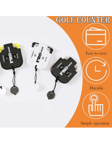Paquete de 2 Contadores de Puntuación de Golf BangBoom