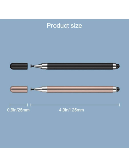 Bolígrafos Estilográficos 2 en 1 ANRACHEL para Pantallas Táctiles Bolígrafos Estilográficos 2 en 1 ANRACHEL para Pantallas Táctiles