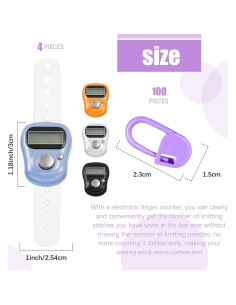 Contadores Digitales de Puntos Kingdder 4 Pcs con Marcadores 2