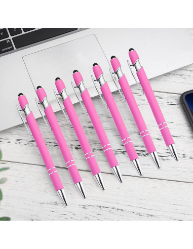 Bolígrafos Estilográficos Rosa 12 Piezas PASISIBICK 1.0mm