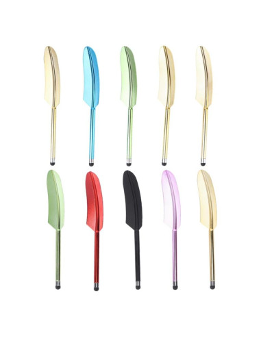 10 Bolígrafos Stylus Hemobllo - Táctiles Capacitivos Coloridos