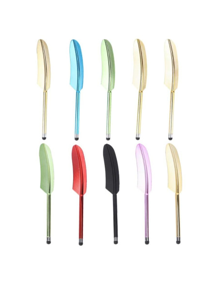 10 Bolígrafos Stylus Hemobllo - Táctiles Capacitivos Coloridos