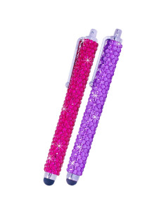 Bolígrafos Estilográficos Eco-Fused - 2 Piezas Rosa y Púrpura