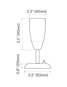 Luz de Lectura LED 12V Jerrylight 6000K Paquete de 2 2