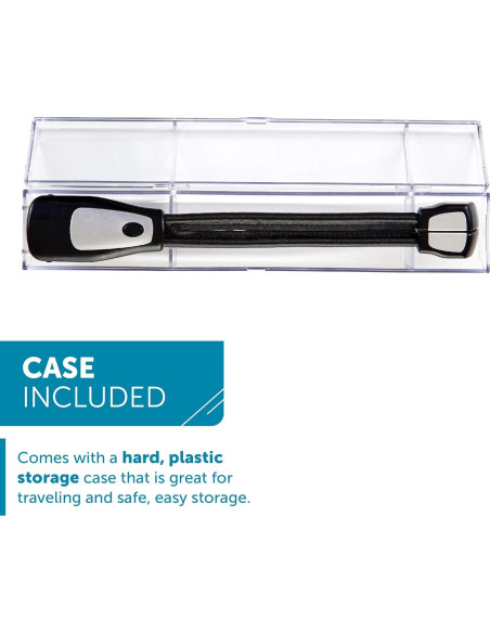 Luz de Lectura Clip On LED Doble Cabeza WITHit Negra