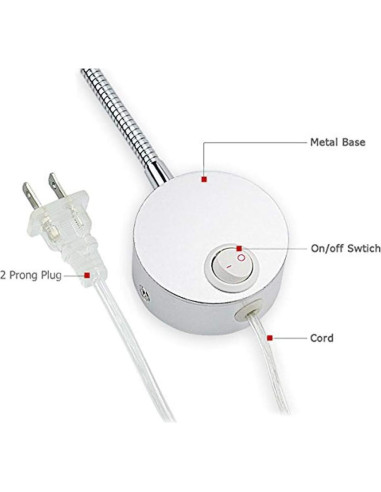 Luz de Lectura Montada en la Pared Lysed 5W Blanco Cálido