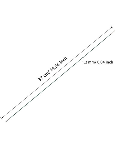 Cuerdas Elásticas con Extremos de Metal ONLYKXY 37cm 30pcs