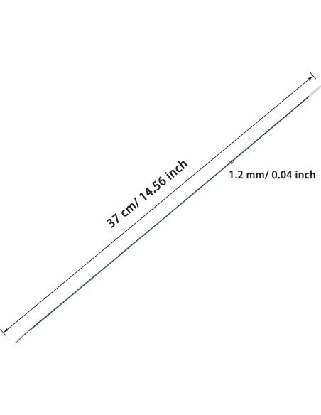 Cuerdas Elásticas con Extremos de Metal ONLYKXY 37cm 30pcs