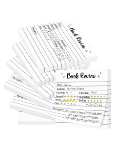 Notas Adhesivas Mini L1rabe - 6 Piezas para Reseñas de Libros