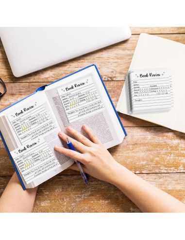Notas Adhesivas Mini L1rabe - 6 Piezas para Reseñas de Libros