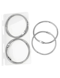 Anillos de Encuadernación de Hoja Suelta KTOJOY 80 mm - 6 Piezas