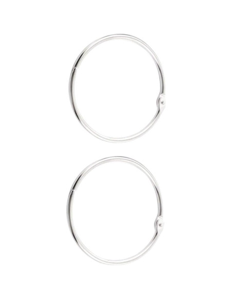 Anillos de Encuadernación de Hoja Suelta KTOJOY 80 mm - 6 Piezas