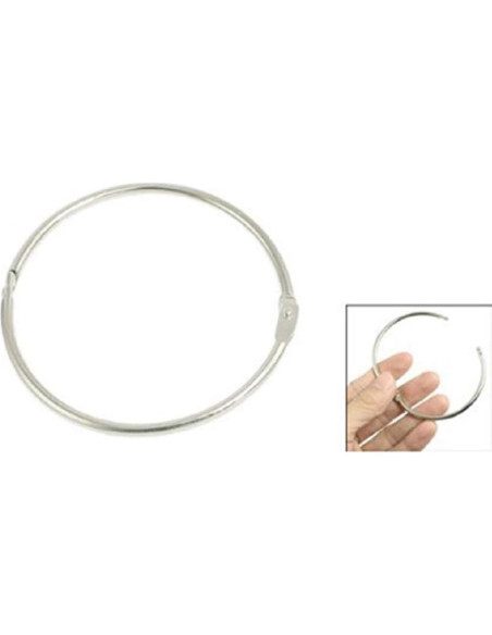 Anillos de Encuadernación de Hoja Suelta KTOJOY 80 mm - 6 Piezas