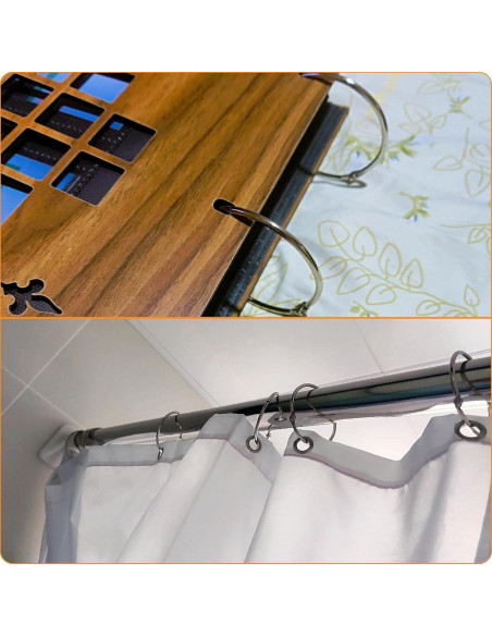 Anillos de Encuadernación de Hoja Suelta KTOJOY 80 mm - 6 Piezas