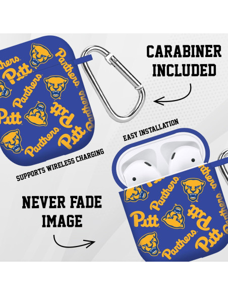 Funda Silicona Pittsburgh Panthers para AirPods Gen 1 y 2