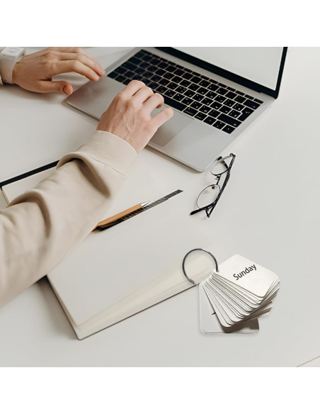 Anillos de Encuadernación Sueltos KTOJOY 50 Piezas 50 mm Plateado