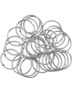 Anillos de Encuadernación Sueltos KTOJOY 50 mm Paquete de 30 2