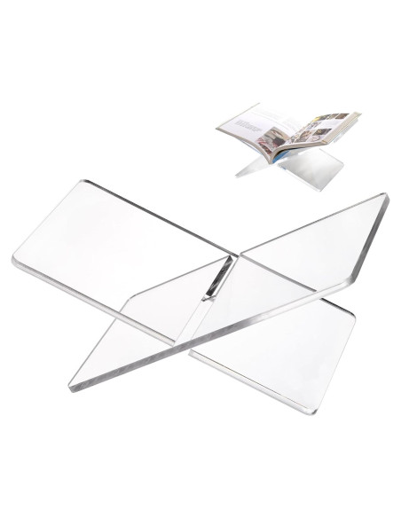 Soporte de Libro Acrílico Peohud 30.5x17.8x14.5 cm