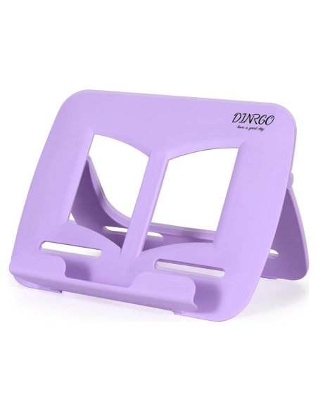 Soporte de Libro Ajustable Dinrgo Púrpura 30x21 cm