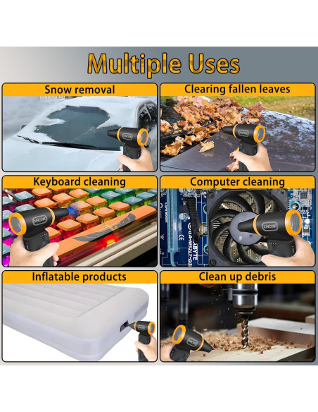 Soplador de Aire Eléctrico Lixin 150000RPM 3 Velocidades