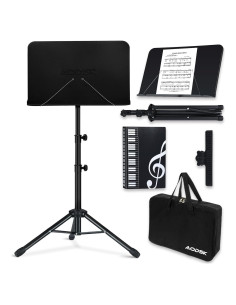 Soporte de Partituras AODSK UAS-M55 Plegable Ajustable 70-145cm
