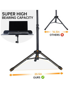 Soporte de Partituras AODSK UAS-M55 Plegable Ajustable 70-145cm 2