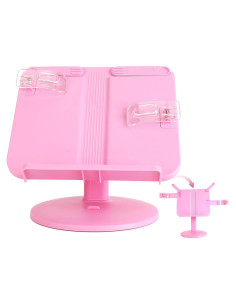 Soporte de Libro Ajustable AssHMKIT Rosa 22x21x7.2 cm