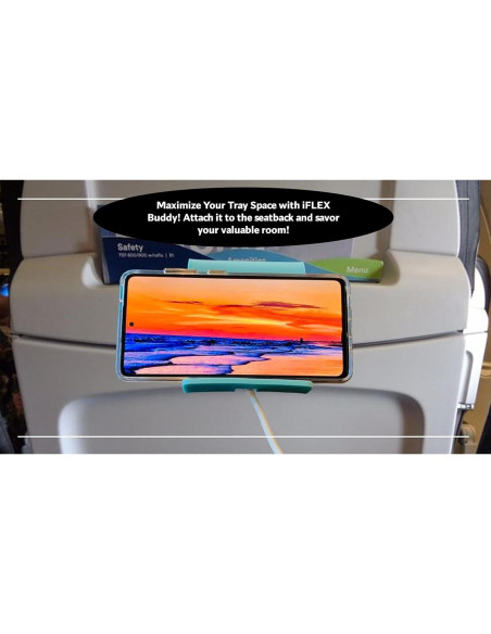 Soporte Flexible para Teléfonos y Tablets iFLEX Buddy Verde - 21.6x8.9 cm Soporte Flexible para Teléfonos y Tablets iFLEX Buddy Verde - 21.6x8.9 cm