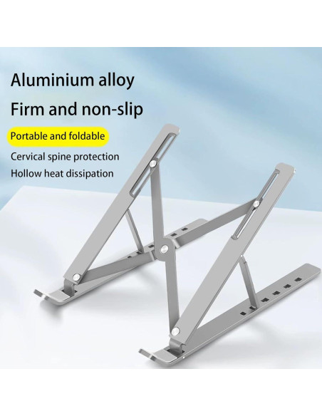 Soporte Portátil para Laptop FORCHN Ajustable Ergonómico Aluminio