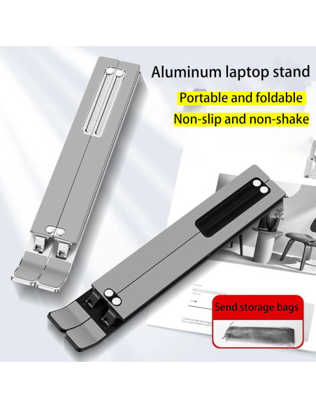 Soporte Portátil para Laptop FORCHN Ajustable Ergonómico Aluminio