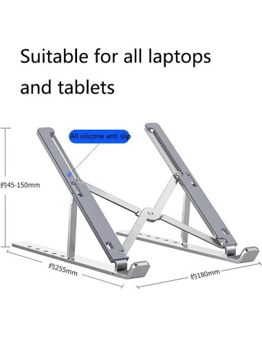 Soporte Portátil para Laptop FORCHN Ajustable Ergonómico Aluminio