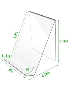 Soporte de Libro Acrílico Trophable 12 Pack 10x10x13 cm 2