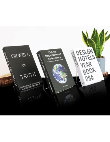 Soporte de Libro Acrílico Trophable 12 Pack 10x10x13 cm