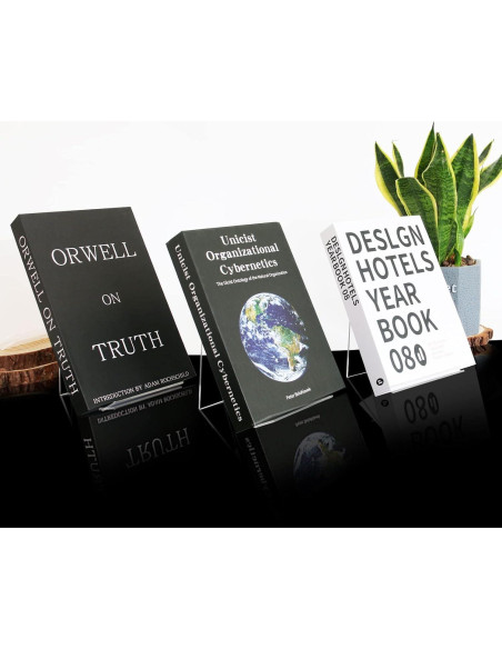 Soporte de Libro Acrílico Trophable 12 Pack 10x10x13 cm