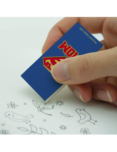 Set de 2 Borradores Superman Graphics and More 6.4x3.1cm 2