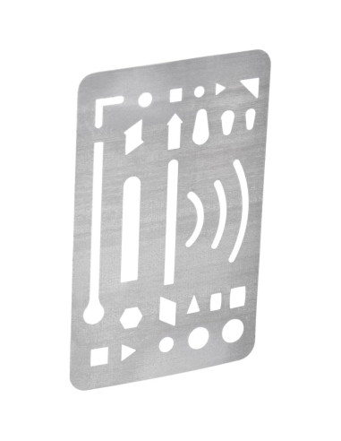 Plantillas de Dibujo Kozelo - 3 Piezas Acero Inoxidable 27 Patrones