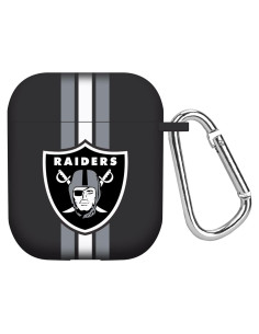 Funda HD Game Time Las Vegas Raiders para AirPods 1 y 2