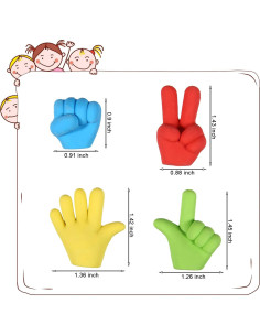 Gomas de Borrar para Lápices TDOCK - 36 Piezas Colores Brillantes 2