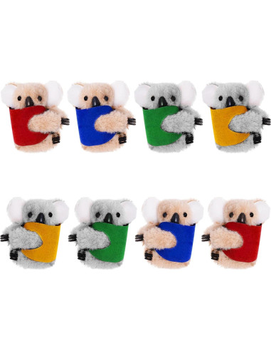 Set de 4 Clips de Koala Haakong para Lápiz Multicolor 5cm