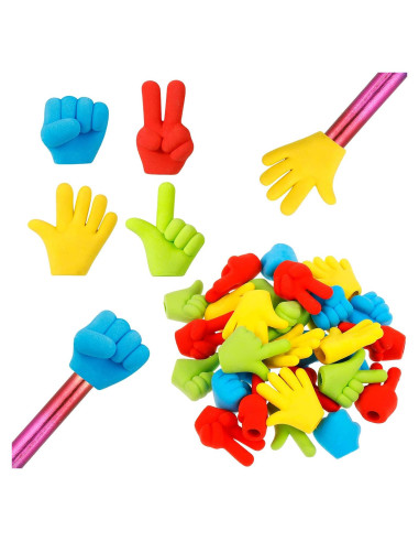 Borradores de Goma Divertidos Outus - 30 Piezas Piedra Papel Tijeras