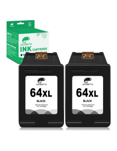 Cartucho de Tinta Remanufacturado COLORETTO HP 64XL - 2 Piezas