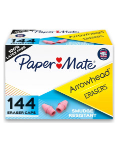 Borradores de Tapa Rosa Paper Mate Arrowhead - 144 Unidades