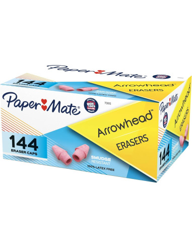 Borradores de Tapa Rosa Paper Mate Arrowhead - 144 Unidades