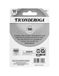 Borradores Ticonderoga pastel 10 unidades, libres de látex 2