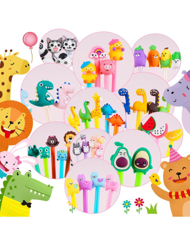 100 Lápices de Gel Kawaii SAIWEILAI ONLINE - 50 Estilos