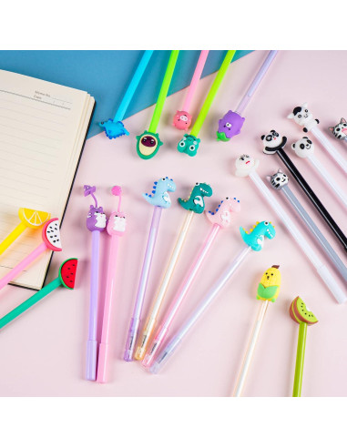 100 Lápices de Gel Kawaii SAIWEILAI ONLINE - 50 Estilos