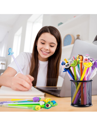 100 Lápices de Gel Kawaii SAIWEILAI ONLINE - 50 Estilos