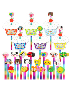 Conjunto de Lápices de Cumpleaños Breling 72 Piezas con Borradores